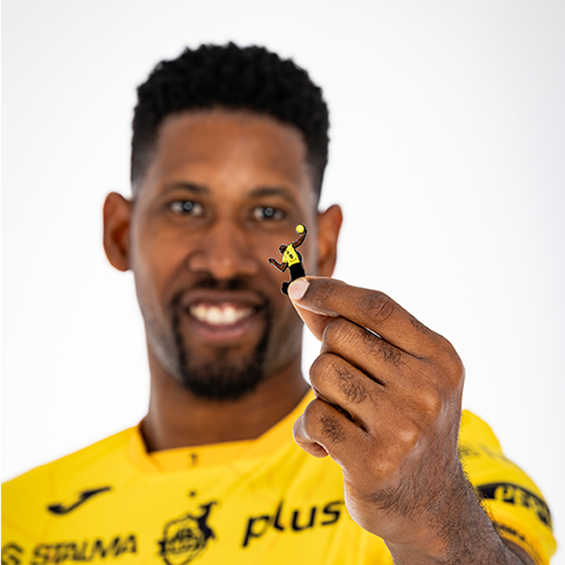 Pin z sylwetką Wilfredo Leona